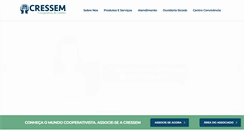 Desktop Screenshot of cressem.com.br