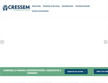 Tablet Screenshot of cressem.com.br